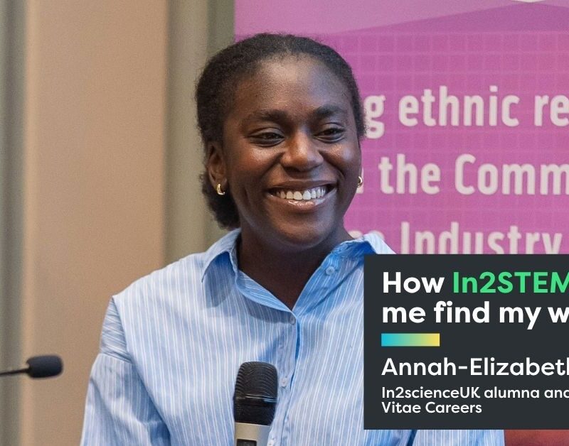 Photograph of Annah-Elizabeth, founder of Vitae careers and In2STEM alumna