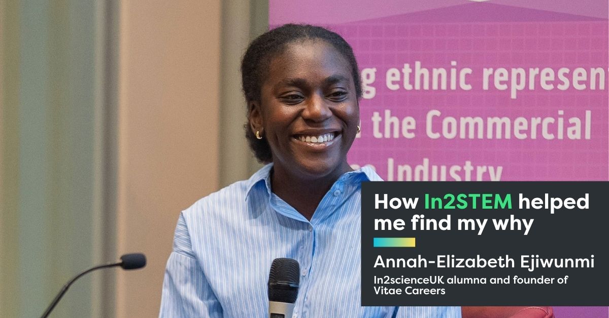 Photograph of Annah-Elizabeth, founder of Vitae careers and In2STEM alumna